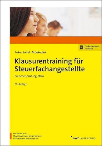 Klausurentraining für Steuerfachangestellte Zwischenprüfung 2024. ...