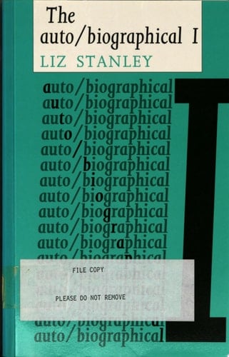 The Auto/biographical I The Theory and Practice of Feminist Auto/biography