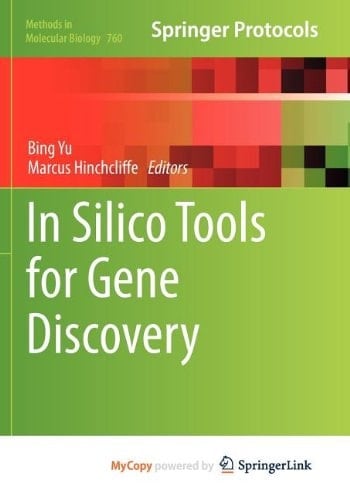 In Silico Tools for Gene Discovery
