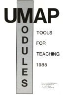 UMAP Modules Tools for Teaching, 1985