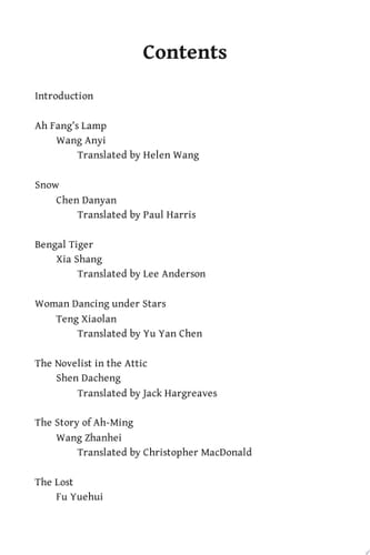 The Book of Shanghai A City in Short Fiction