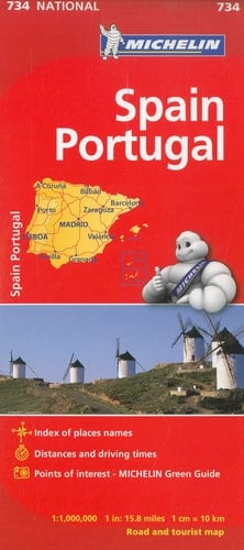 Map Country Spain; Portugal Map 734