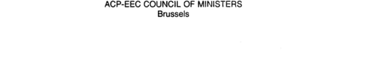 Compilation of Texts ACP-EEC Conventions of Lomé, 1 January 1992 - 31 December 1992. XVII