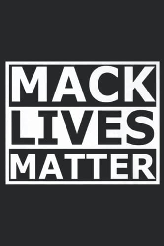 Funny Pimp s Mack Lives Matter: Plain Lined Journal Notebook, 120 Pages, Medium 6 x 9 Inches, Printed Cover