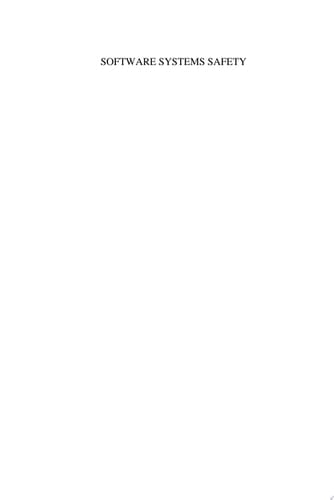 Software Systems Safety