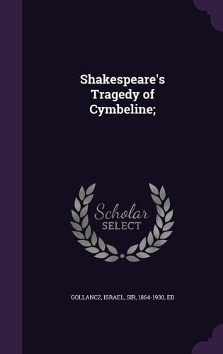 Shakespeare's Tragedy of Cymbeline;