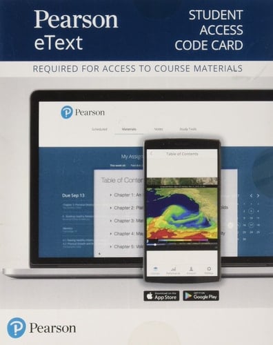 Environment Pearson EText Access Code The Science Behind the Stories