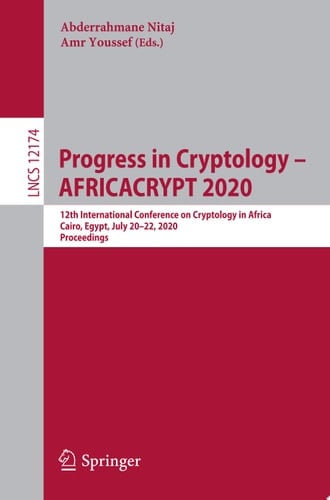 Progress in Cryptology - AFRICACRYPT 2020