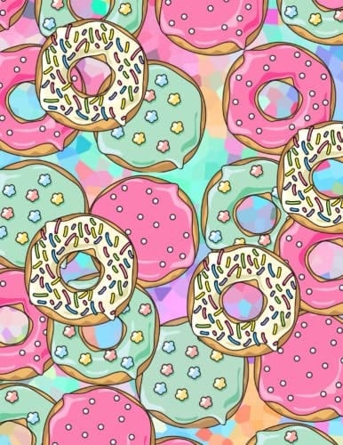 Donuts Dot Grid Notebook 8. 5 X11