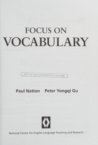 Focus on Vocabulary