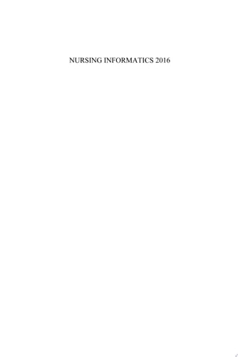 Nursing Informatics 2016