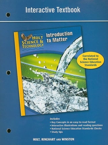 Interactive Textbook (K) Introduction to Matter