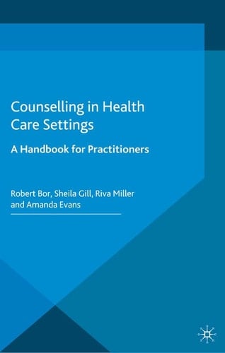 Counselling in Health Care Settings