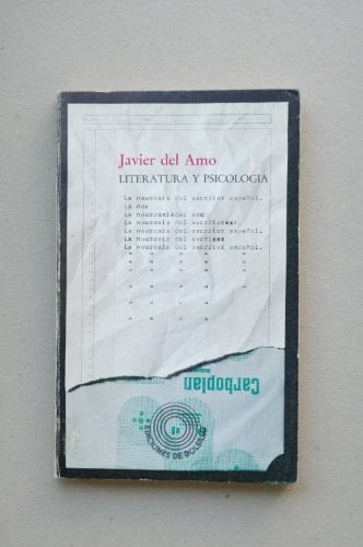 Literatura y psicología: La neurosis del escritor español (Ediciones de bolsillo ; 447 : Literatura) (Spanish Edition)