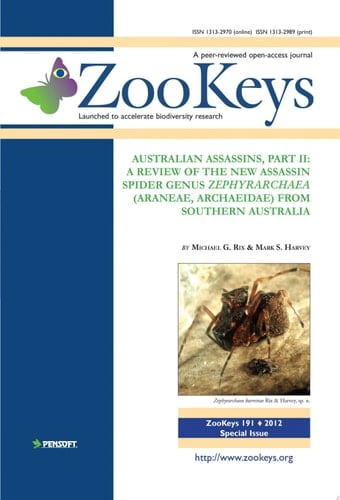 Australian Assassins, Part II: A review of the new assassin spider genus Zephyrarchaea (Araneae, Archaeidae) from southern Australia
