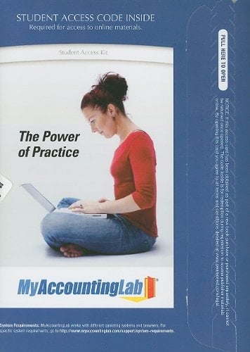 Introduction to Financial Accounting Myaccountinglab With Pearson Etext