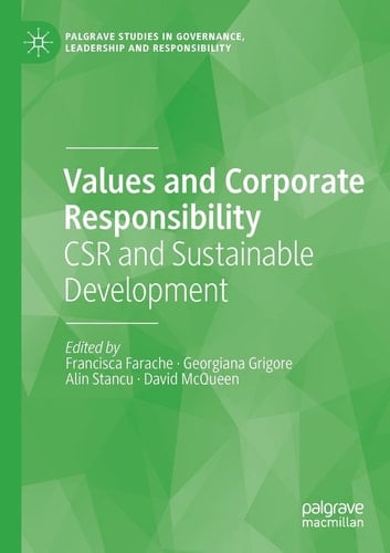 Values and Corporate Responsibility CSR and Sustainable Development