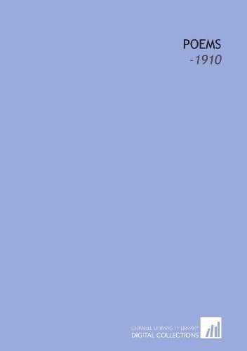 Poems: -1910