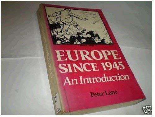 Europe Since 1945 An Introduction