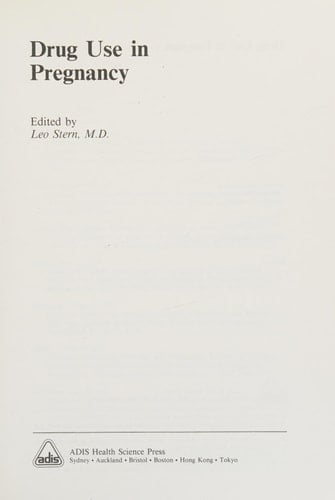 Drug Use in Pregnancy.