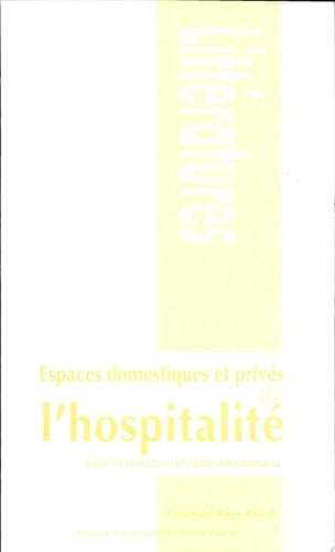 Espaces domestiques et privés de l'hospitalité