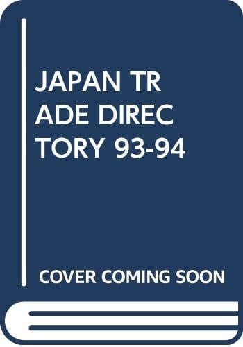 Japan Trade Directory, 1993-94