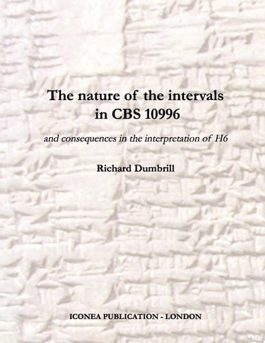 The nature of the intervals in CBS 10996
