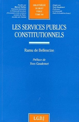 Les services publics constitutionnels