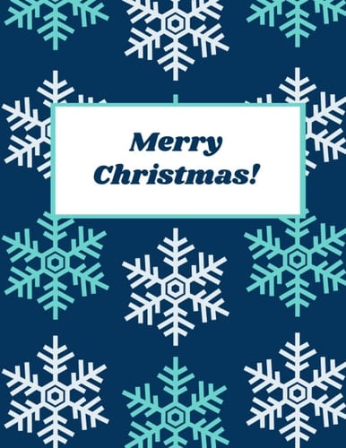 Merry Christmas Snowflake Dot Grid Bullet Journal: Journal for Christmas, Perfect Gift for Bullet Journal Lovers