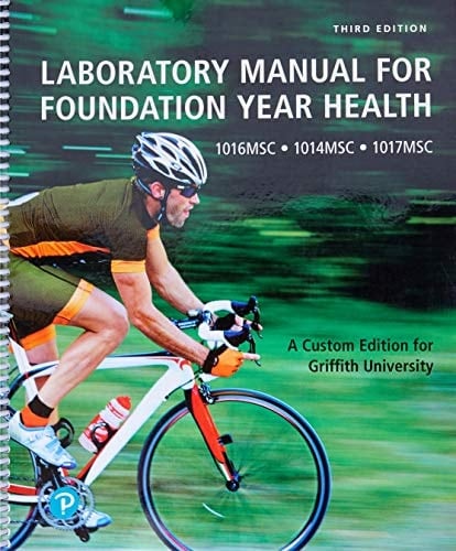 Laboratory Manual for Foundation Year Health (Custom Edition)