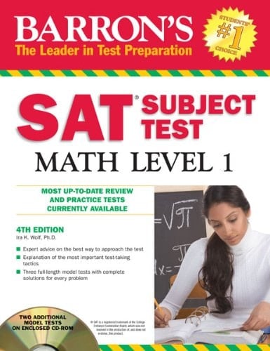 Barron's SAT Subject Test Math Level 1 with CD-ROM