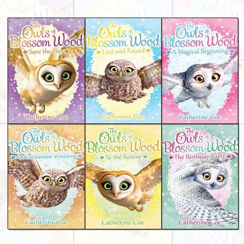 Owls of Blossom Wood X6 Pbs S