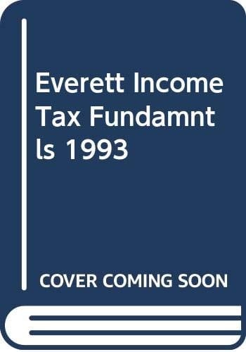 Income Tax Fundamentals, 1993