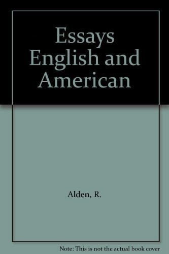 Essays English and American
