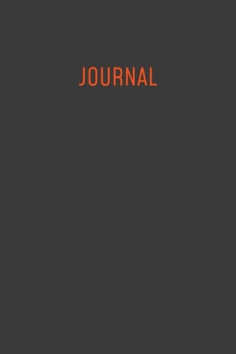 Journal: A simple black journal