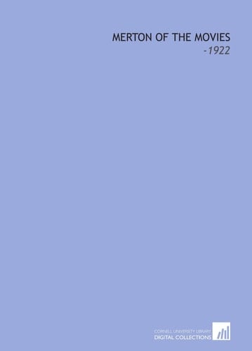 Merton of the Movies: -1922