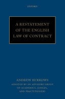 A Restatement of the English Law of Contract