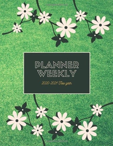 planner weekly : 2020-2021 tow year: 2020 - 2021 : 2 Year Daily Weekly Monthly Calendar Planner To Do List Academic Schedule Agenda Logbook Or Student .