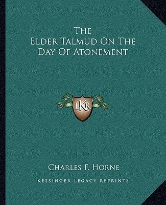 The Elder Talmud On The Day Of Atonement