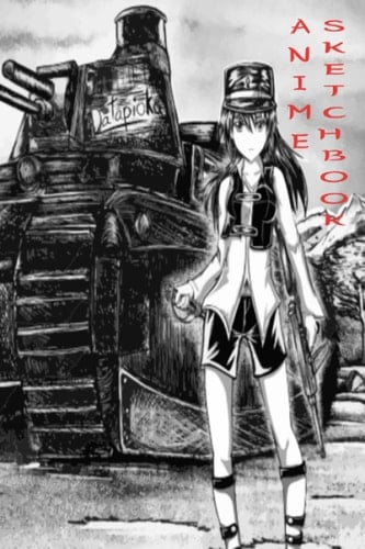 Anime Sketchbook:: 6x9 120 Blank Pages for Sketching, Drawing, Doodling ad Artwork