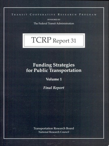 Funding Strategies for Public Transportation