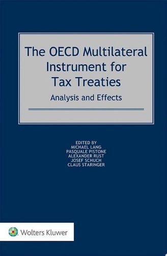 The OECD Multilateral Instrument for Tax Treaties