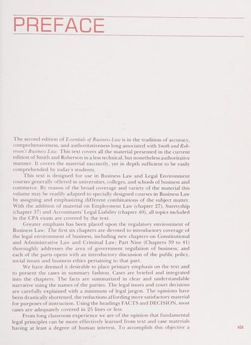 Essentials of business law