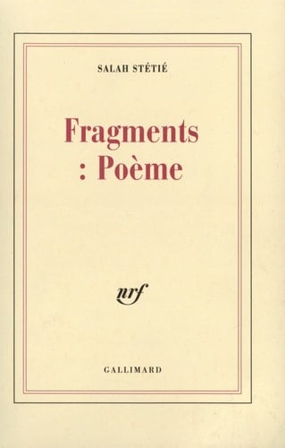 Fragments poème