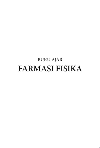 BUKU AJAR FARMASI FISIKA
