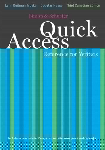 Simon & Schuster Quick Access Reference for Writers