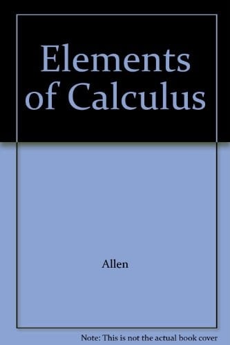 Elements of Calculus