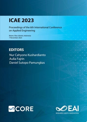 ICAE 2023 Proceedings of the 6th International Conference on Applied Engineering, ICAE 2023, 7 November 2023, Batam, Riau islands, Indonesia
