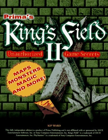 King's Field II Unauthorized Game Secrets