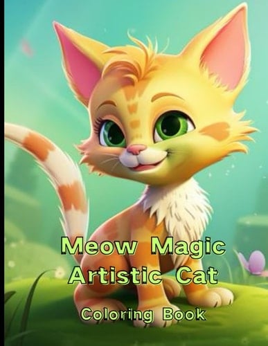 Meow Magic Artistic Cat - Inspire Creativity with Charming Feline Designs